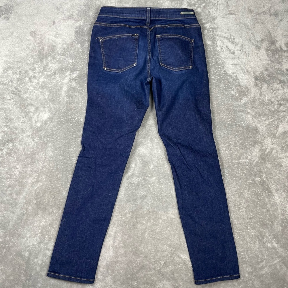 Anthropologie Jeans Women’s Sz 30 Blue Pilcro Straight Leg SuperScript Mid Rise - Picture 4 of 9